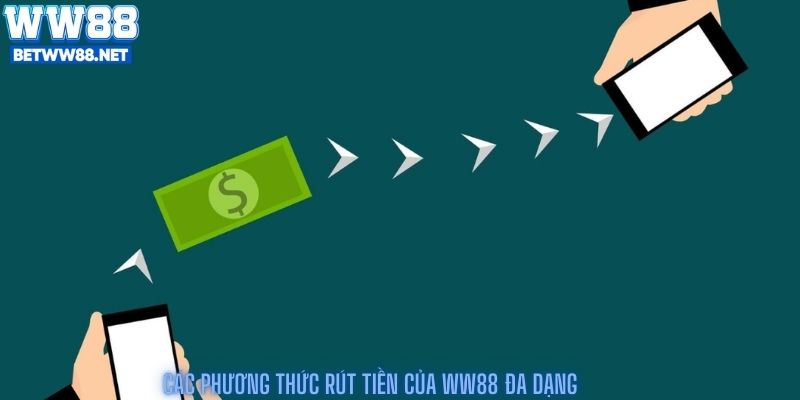 Các phương thức rút tiền của ww88 đa dạng